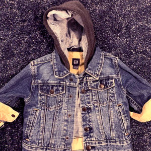 Gap Hooded Jean Jacket
